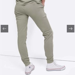 MATE the Label organic cotton Terry sage green classic jogger pants